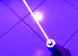 Homemade Lightsaber Burns Straight through Things
