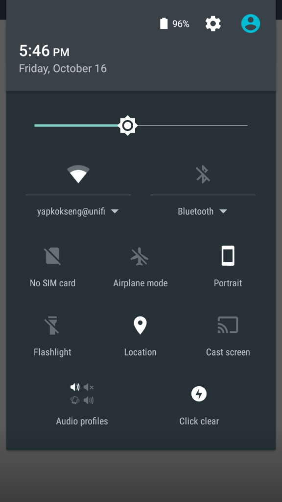The added Click Clear is clear apps off the RAM.