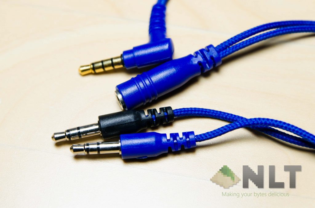 Audio jack from the Molotov-5 and the audio splitter