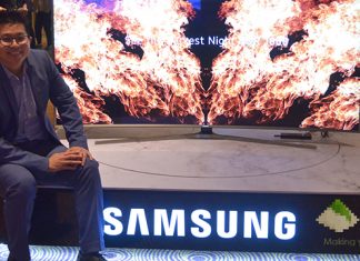 Samsung show-off their new AV devices at KL International AV Show