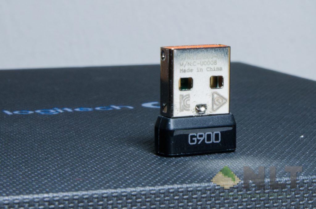 This is the wireless receiver. Tiny.