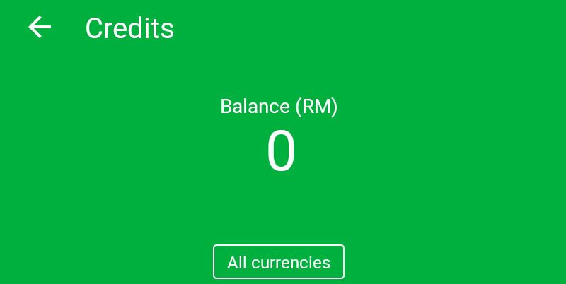 GrabPay Credits GrabPay Credits