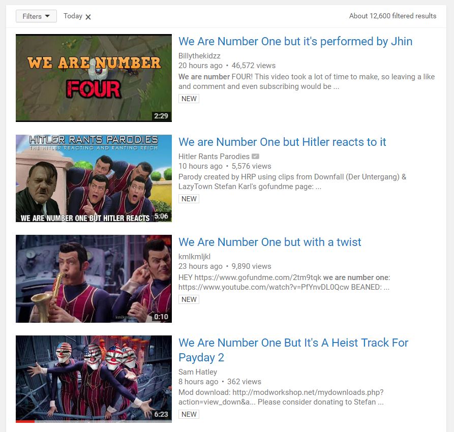 We are Number One