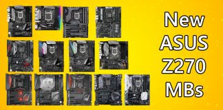 ASUS Z270 Motherboards