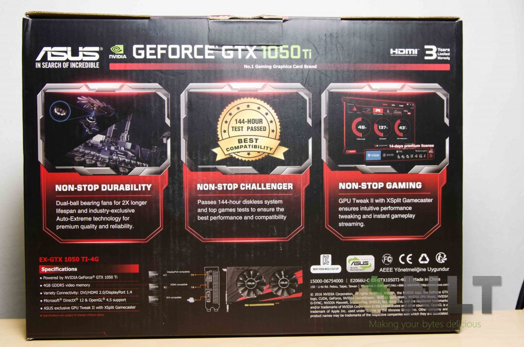 ASUS Expedition GTX 1050 Ti