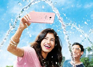 Samsung Galaxy A (2017) Now Available In Blue Mist & Peach Cloud Galaxy A (2017)