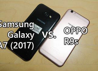 COMPARISON – OPPO R9s vs. Samsung Galaxy A7 (2017) OPPO R9s vs. Samsung Galaxy A7 (2017)