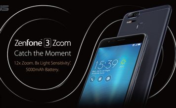ASUS ZenFone 3 Zoom Announced; Priced at RM2,099 ZenFone 3 Zoom ZE553KL