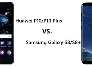 COMPARISON – Huawei P10/P10 Plus vs. Samsung Galaxy S8/S8+ Samsung Galaxy S8