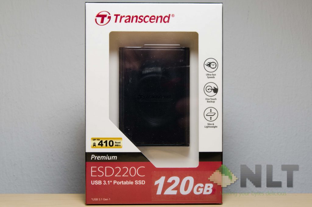 Transcend ESD220C box