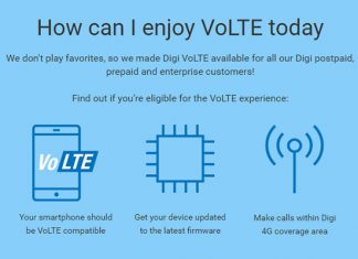Digi offers VoLTE with the Huawei P10 Series Smartphones digi volte