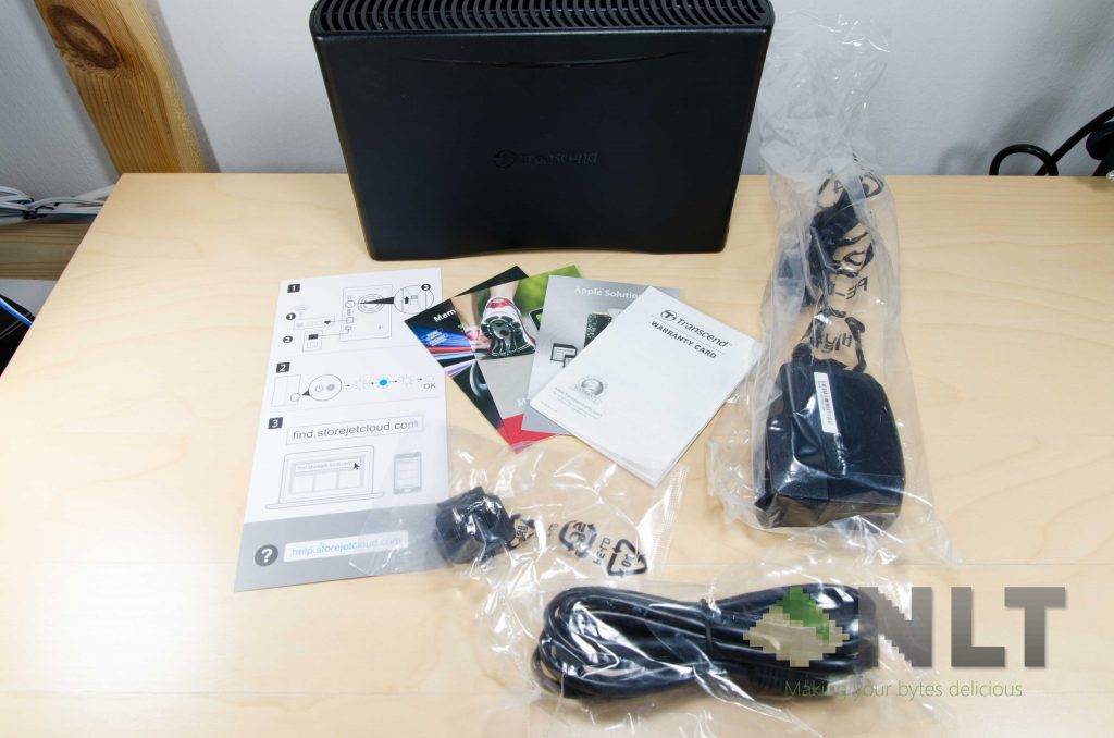 Transcend StoreJet Cloud 110K unboxing