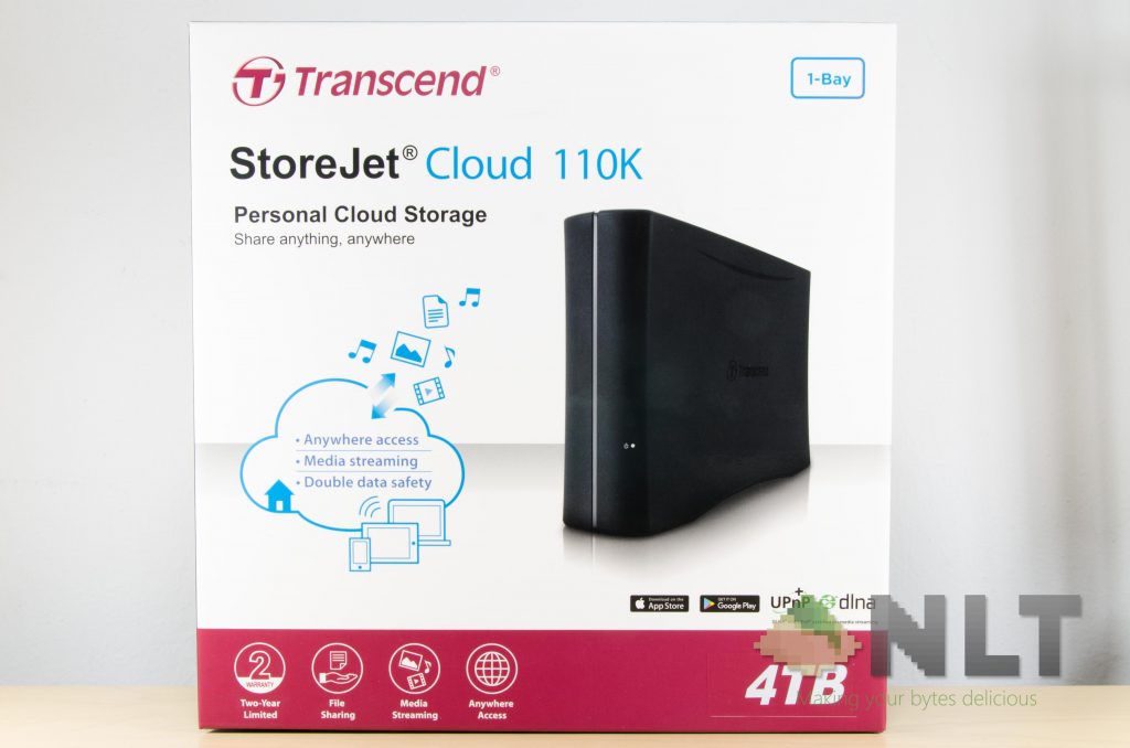 Transcend StoreJet Cloud 110K box