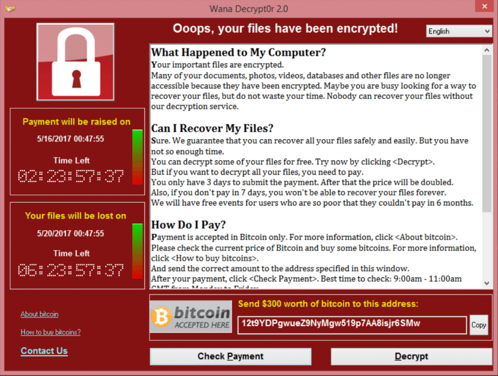 WannaCry decryptor