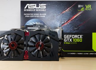 ASUS GTX1060 OC 9Gbps