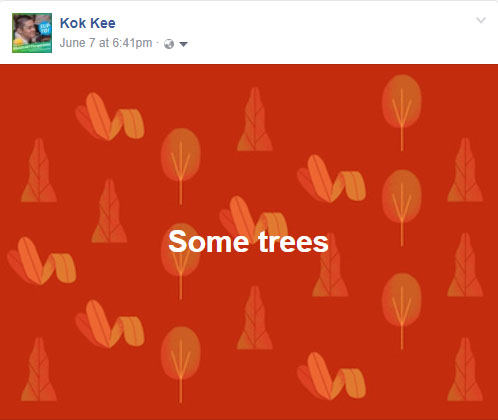 Facebook Background Posts trees