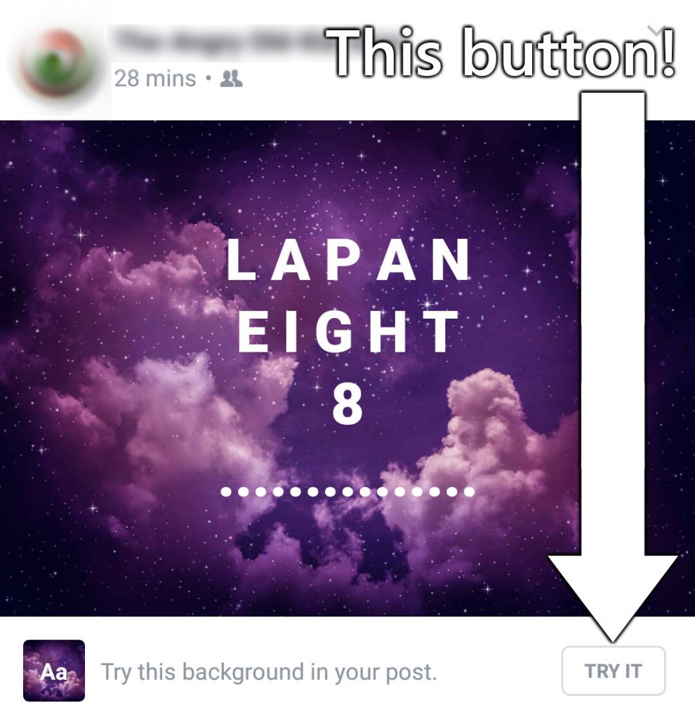 Facebook Background Posts Try it