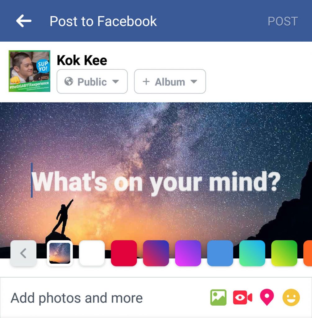 Facebook Background Posts Galaxy