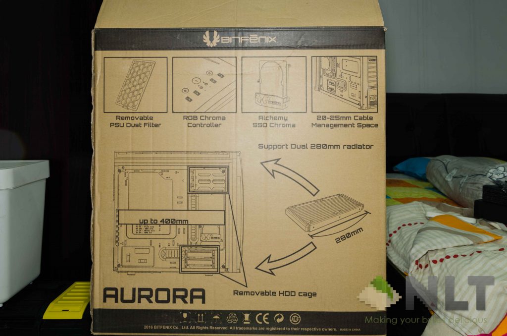 BitFenix Aurora rear box