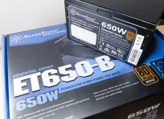 SilverStone ET650-B header