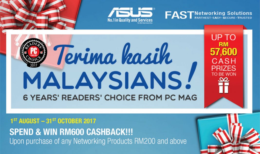 ASUS Terima Kasih Malaysian promotion