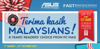 ASUS Terima Kasih Malaysian promotion