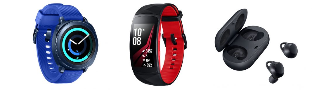 Gear Sport, Gear Fit2 Pro, Gear Icon X