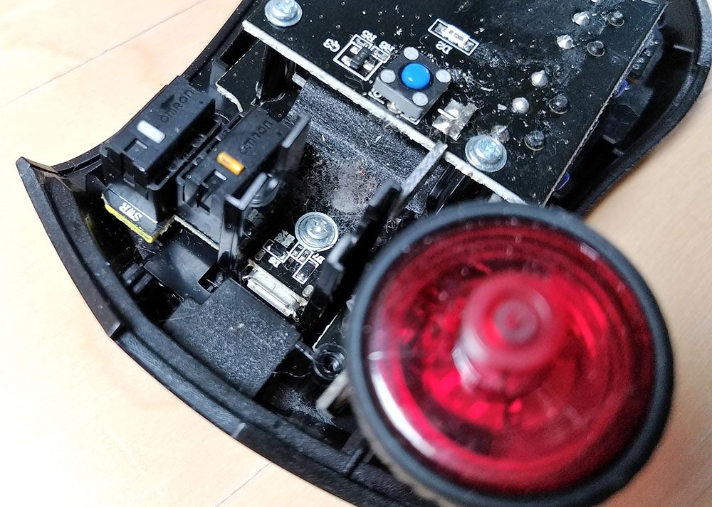 ASUS ROG Gladius scroll wheel