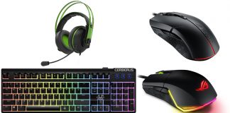 ASUS ROG Pugio ROG STRIX EVOLVE Cerberus V2 Green Cerberus Mech