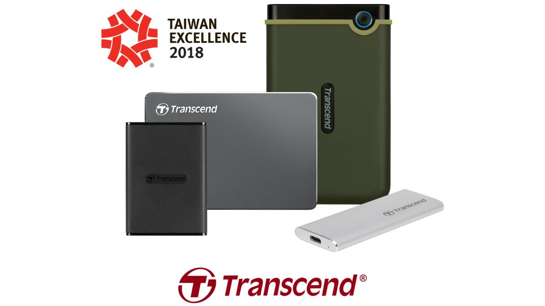 Transcend Taiwan Excellence Award 2018