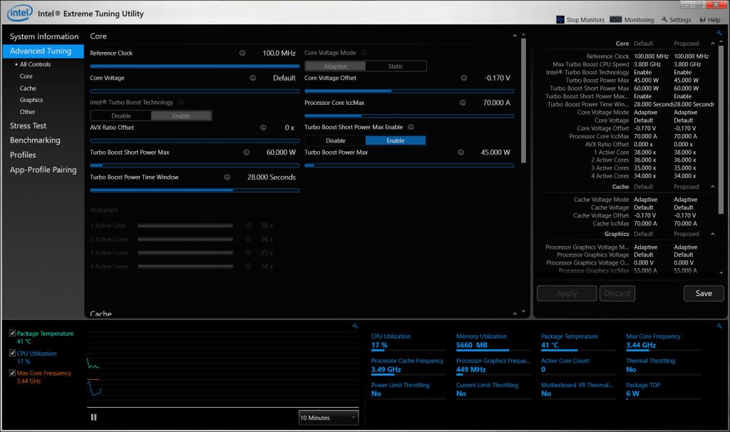Intel XTU