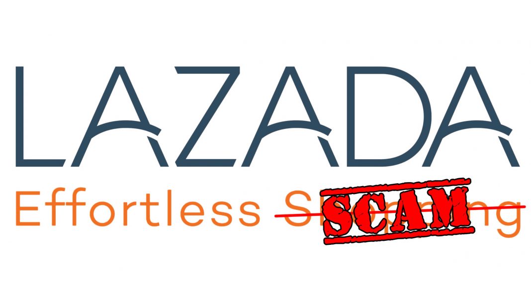 Lazada Scam header