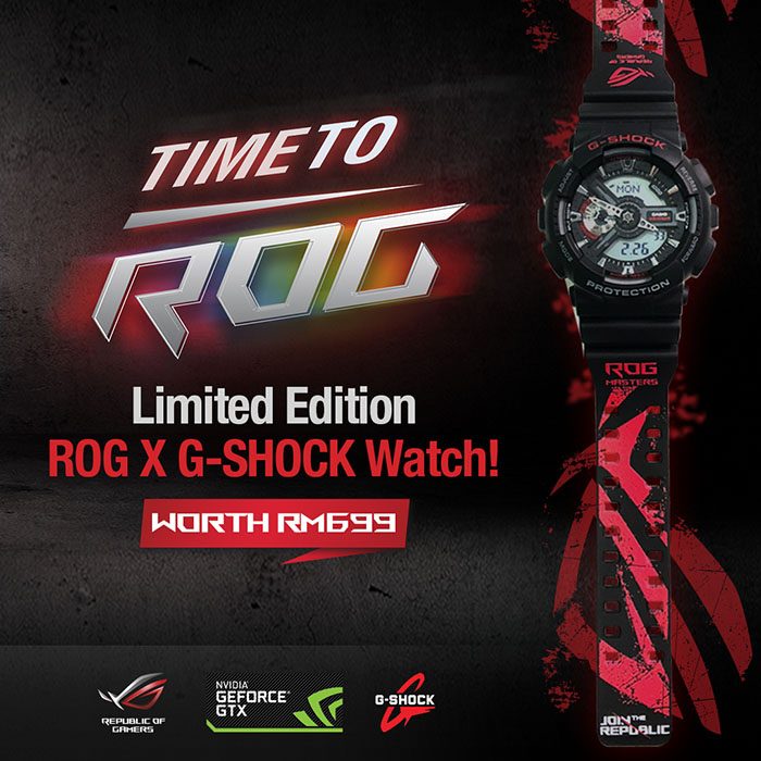 Limited Edition ROG X G-Shock Watch