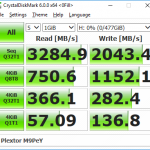 Plextor M9PeY CrystalDiskMark 0fill