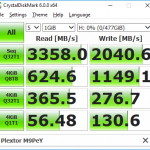 Plextor M9PeY CrystalDiskMark