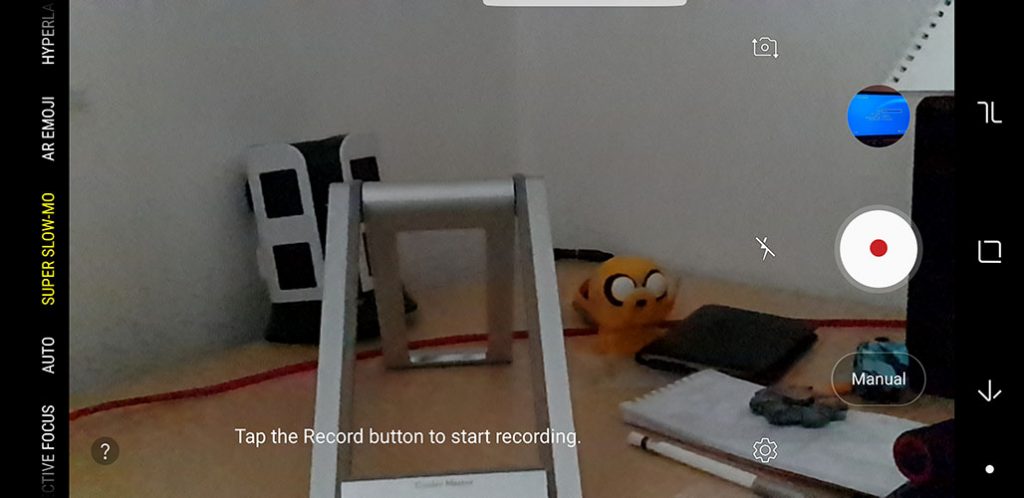 Samsung Galaxy S9 Camera UI