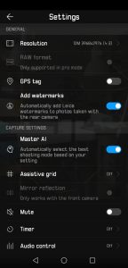 Huawei P20 disable AI