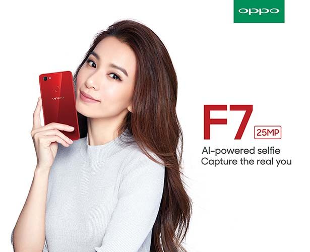 OPPO F7 Hebe Tien