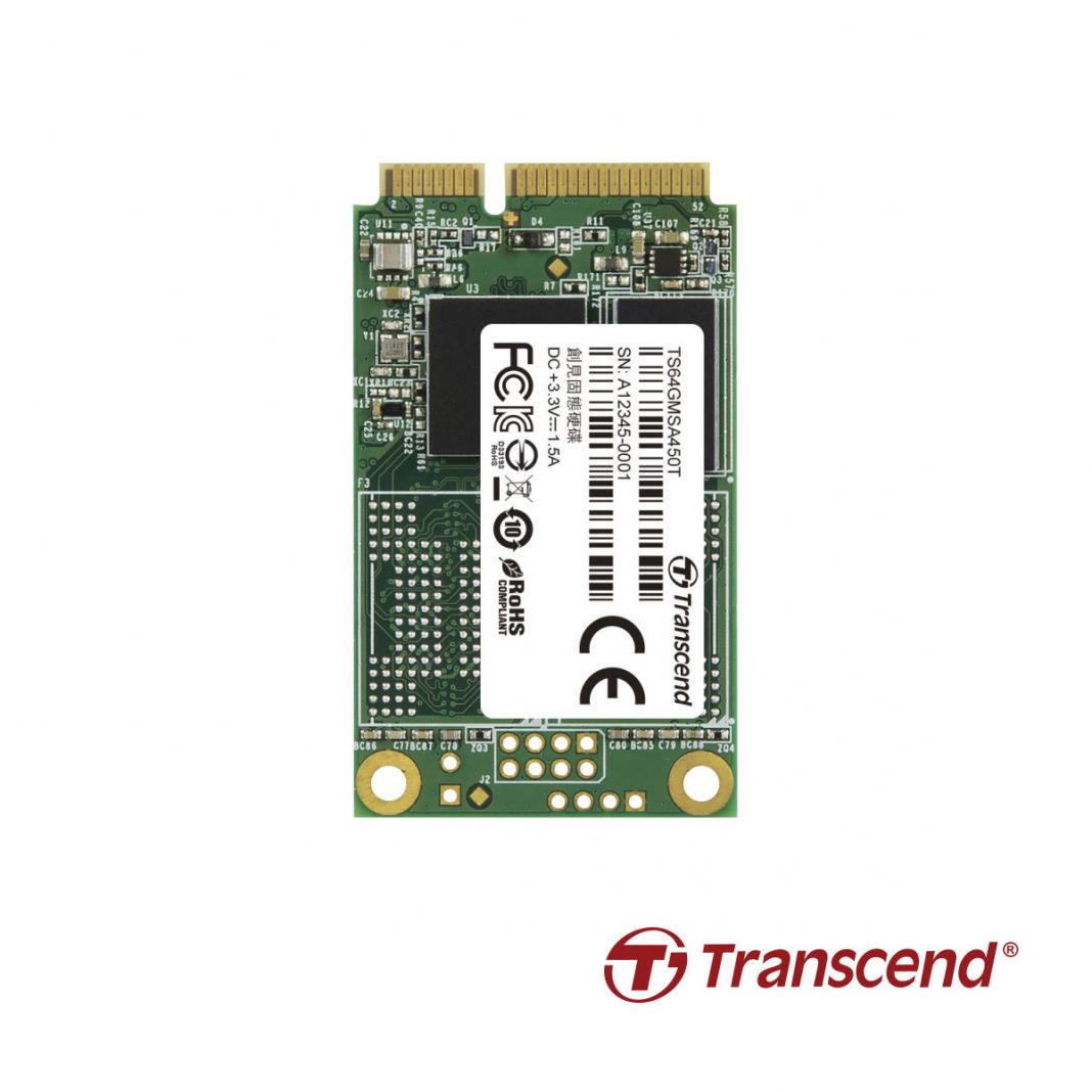 Transcend mSATA MSA450T 3D TLC NAND flash