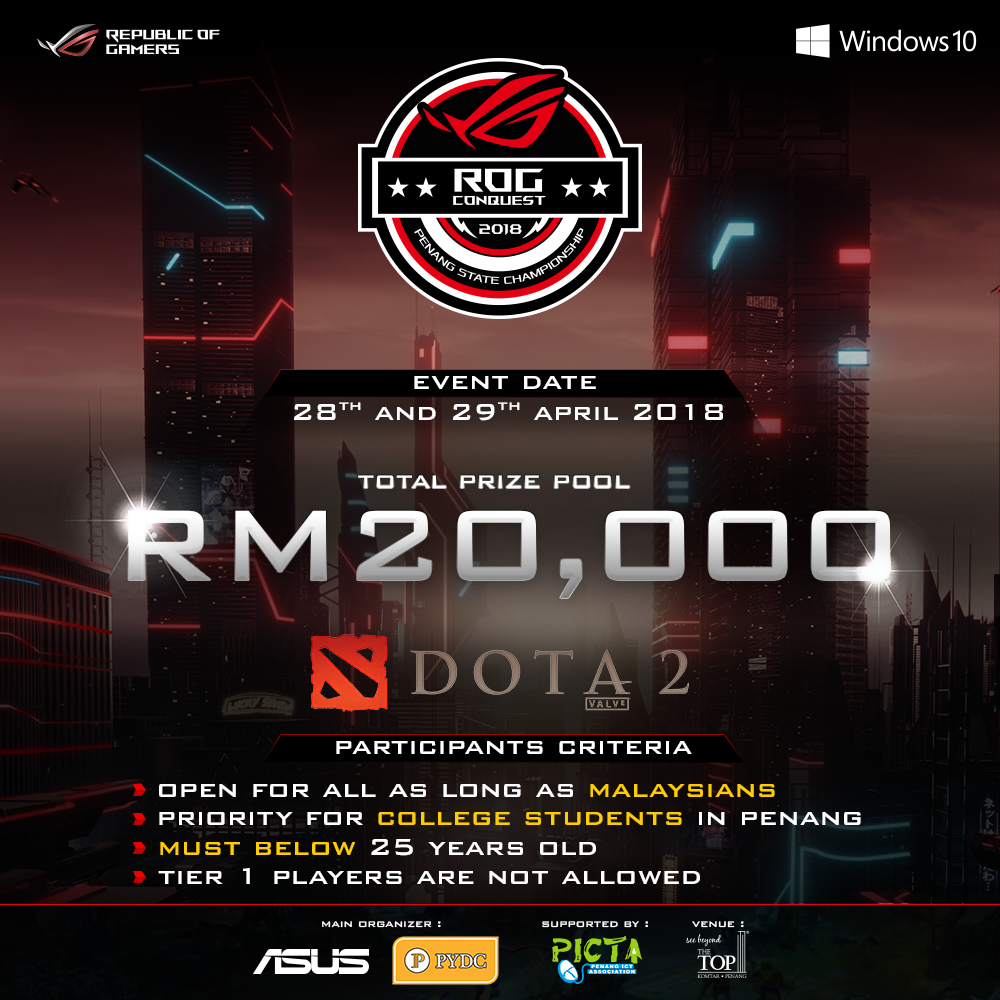 ROG Conquest Penang State Championship 2018
