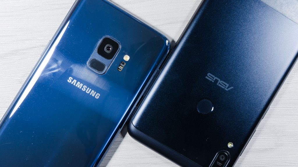 Smartphones For Traveling Samsung Galaxy S9 ASUS ZenFone Max Pro (M1)