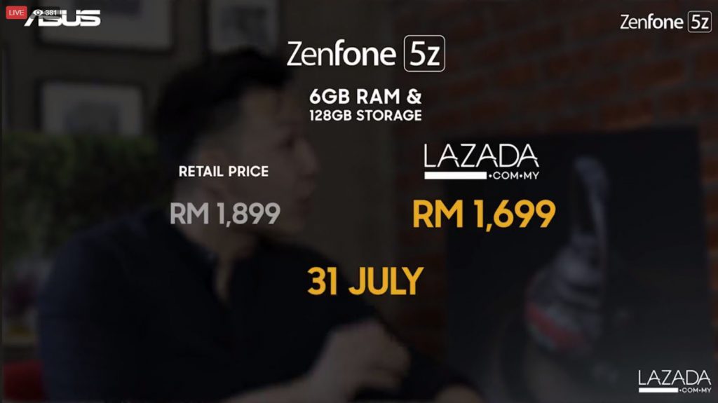 ASUS ZenFone 5z sale