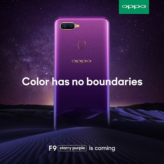 OPPO F9 Starry Purple