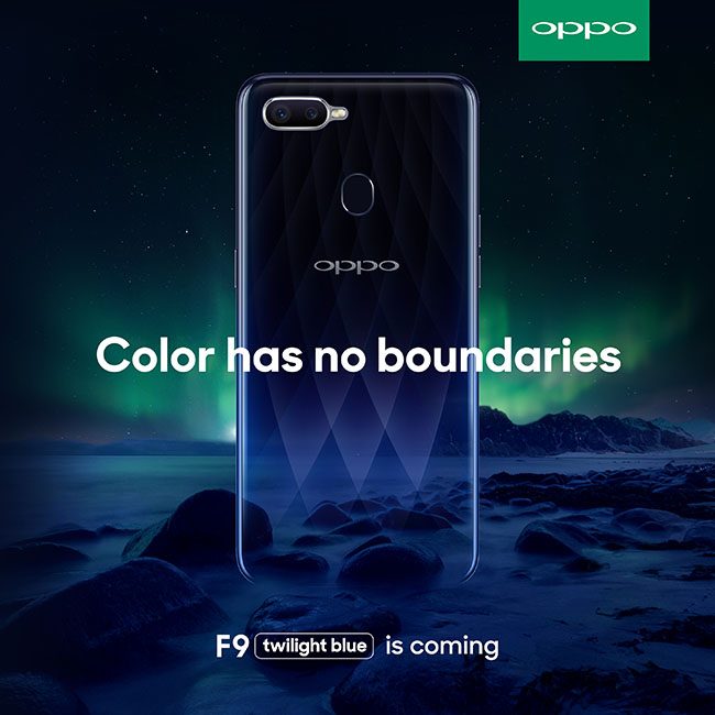 OPPO F9 Twilight Blue