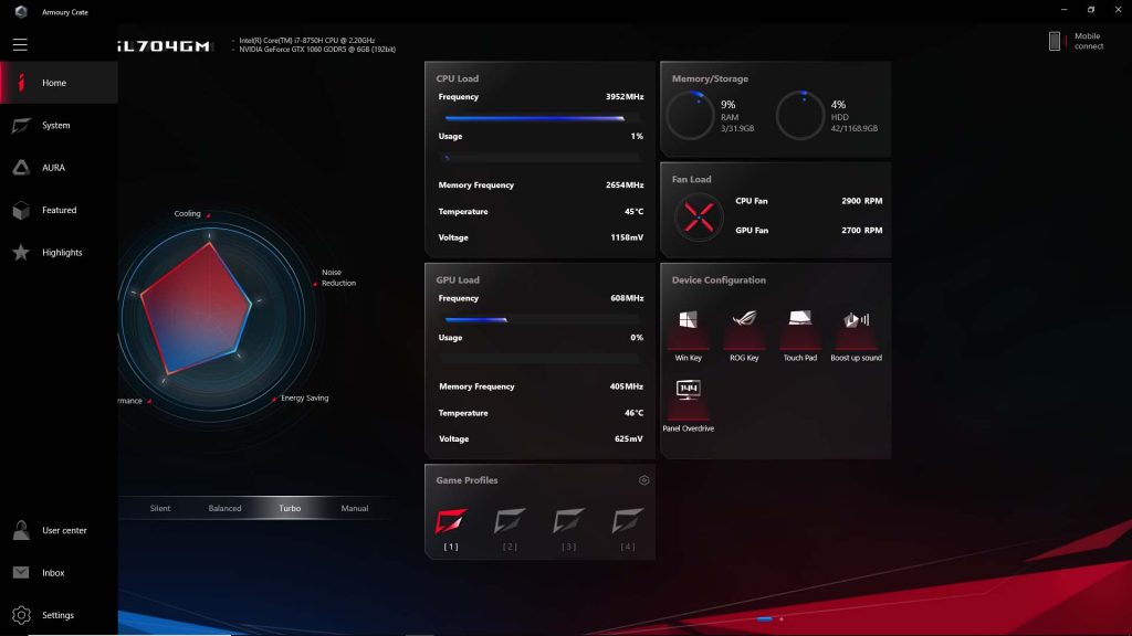 ASUS Armoury Crate