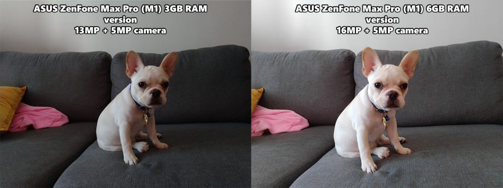 ASUS ZenFone Max Pro (M1) camera comparison