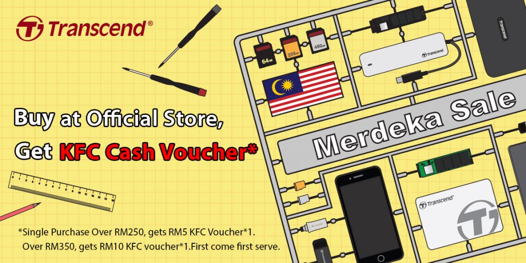Transcend Lazada KFC Cash Voucher