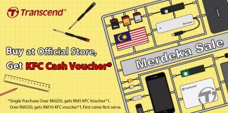 Transcend Lazada KFC Cash Voucher