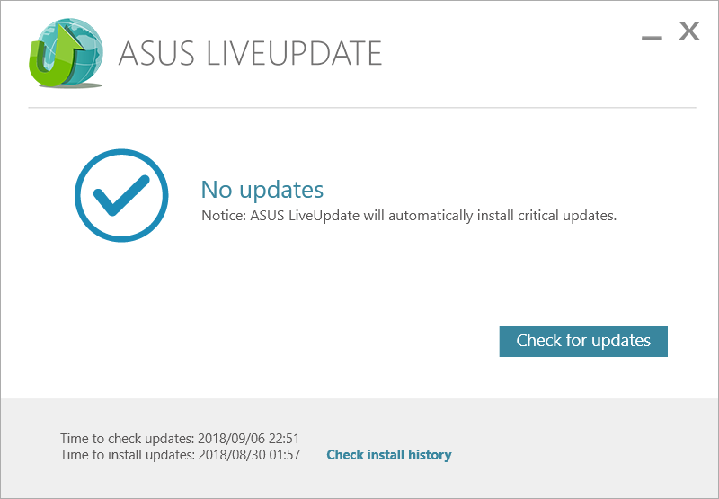 ASUS ZenBook Pro 15 live update