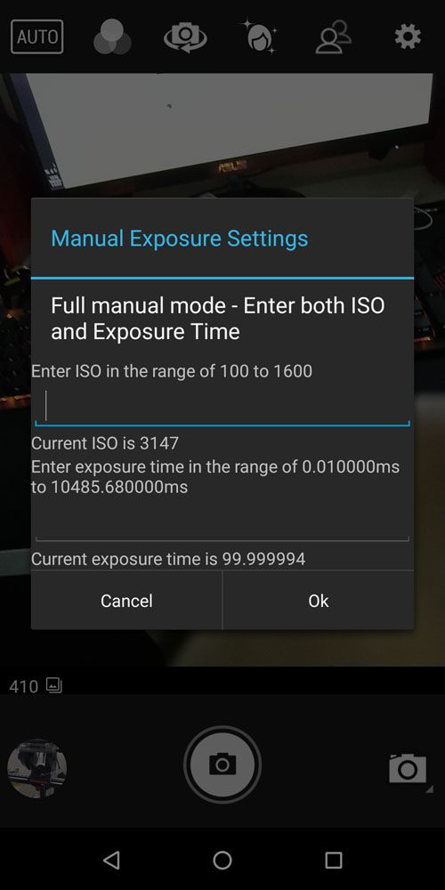 ASUS ZenFone Max Pro (M1) camera developer mode